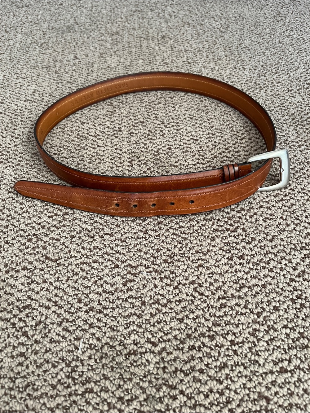 saks Fifth Ave leather belt